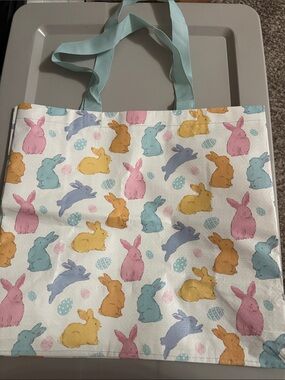 Pastel Bunny Print Small Tote Bag BN 🐰
